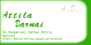 attila darnai business card